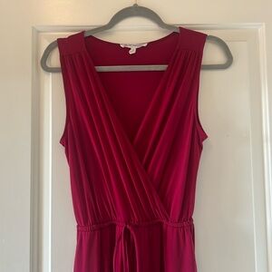 BCBG Red Jumpsuit XS